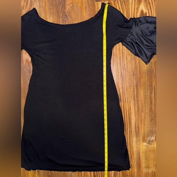 BAILEY 44 Black Silk Romantic Puff Sleeves size L - Picture 11 of 11